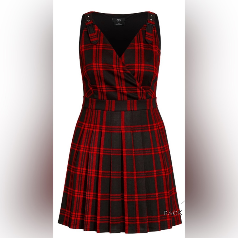 New with tag CCX XXL/24 red checkered dress